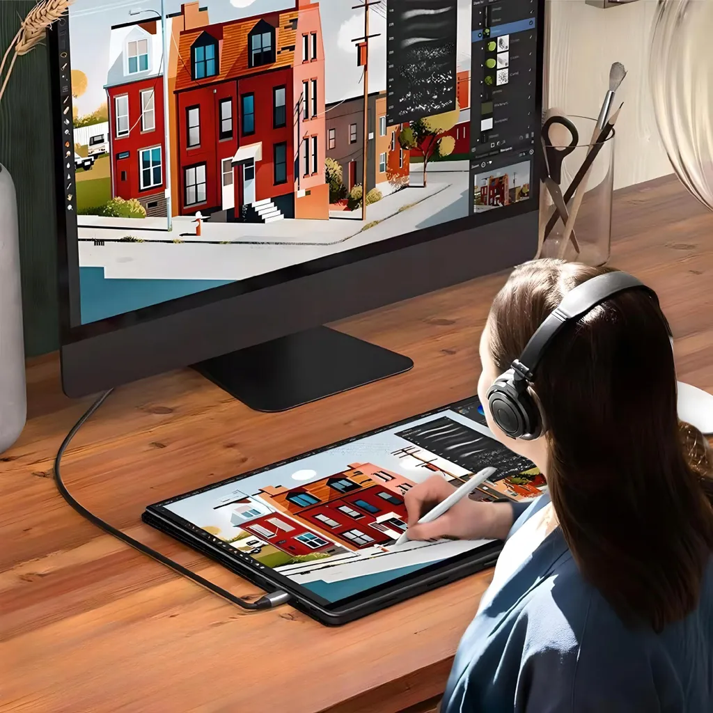 Câble USB C vers HDMI pour Connecter PC et Smartphone sur TV 4K 2M