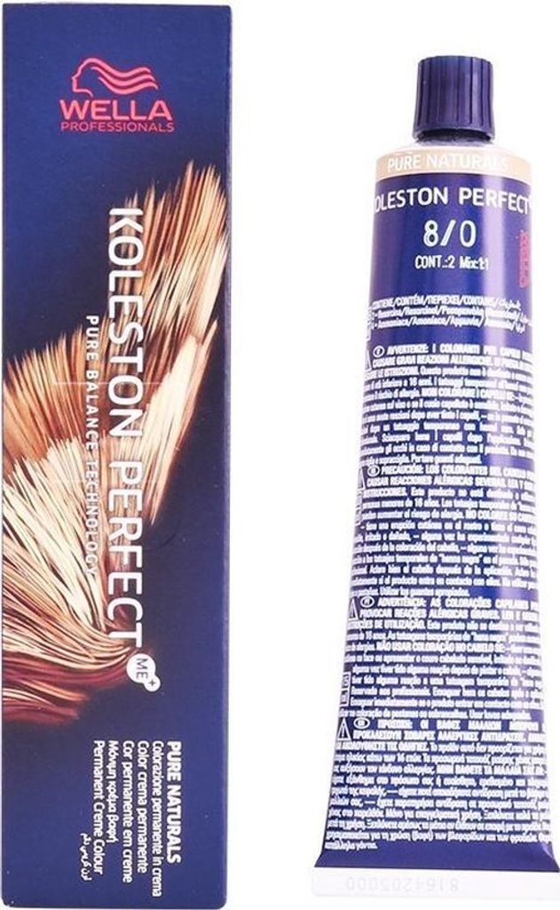 Wella Koleston Perfect ME+ Pure Naturals, Blond, 8/0, Produktbild 