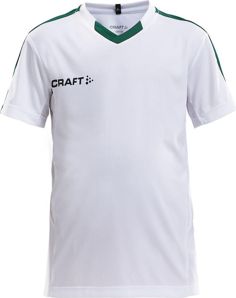 Craft Progress Contrast Trikot Kurzarm Kinder - Weiß / Grün