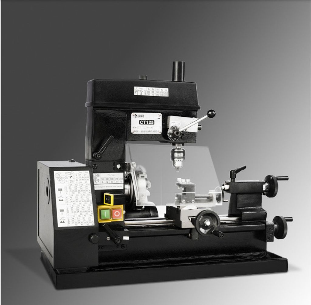 3 v 1 Mini soustruh Vrtací frézka DIY Tool Bench Lathe Obrázek produktu 14
