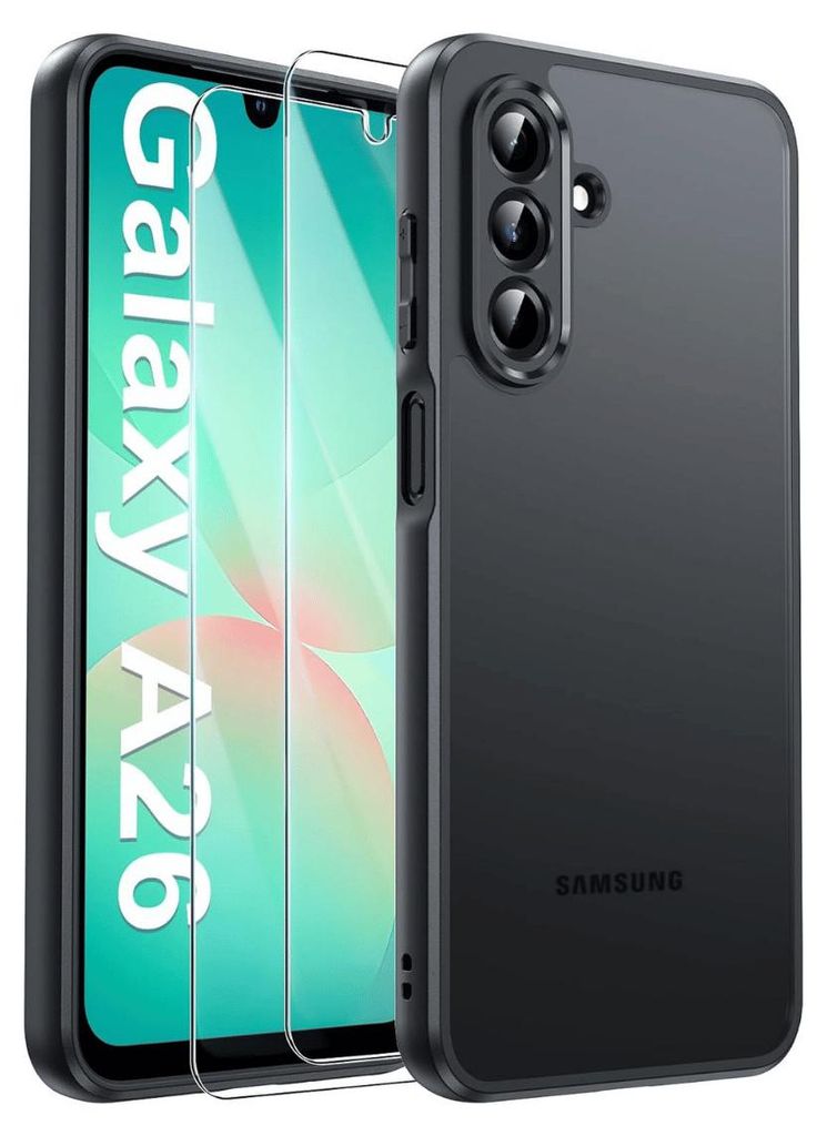 Hülle + 2X Schutzglas für Samsung Galaxy A26 5G Panzerfolie Produktbild 