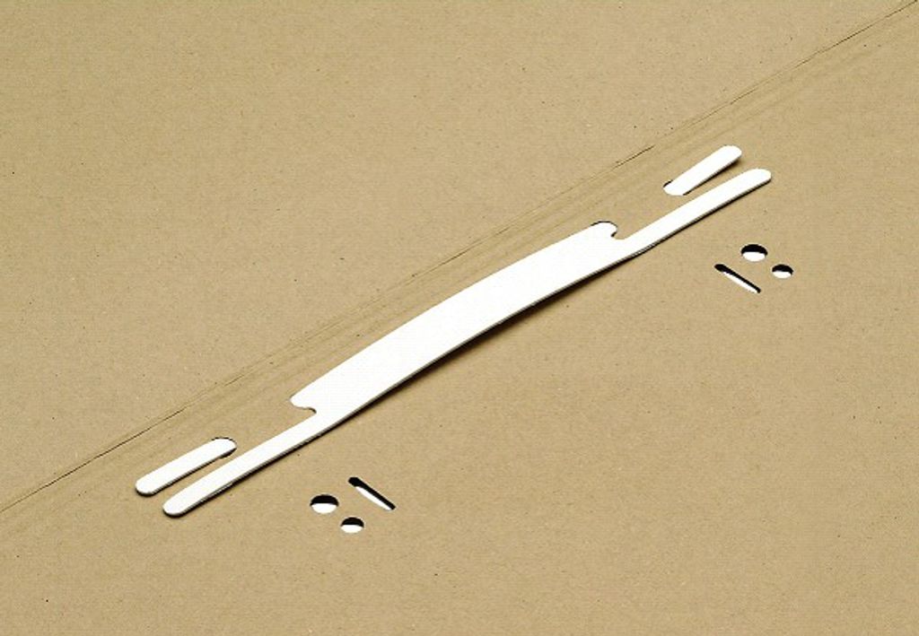 ELBA Flachheftzunge für Einstellmappen PP (H)13 x (B)150 mm weiß 50 Heftzungen