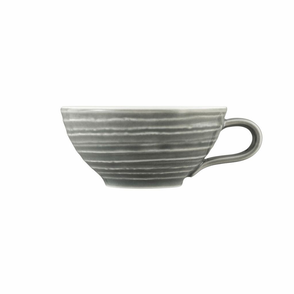 Seltmann Weiden Terra Teeobertasse, Teetasse, Tee Tasse, Porzellan, Perlgrau, 140 ml, 001.772224