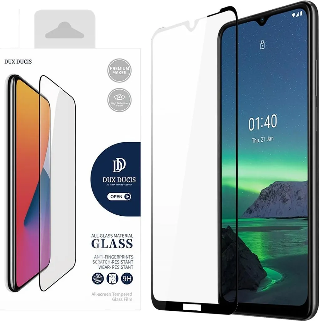 Pellicola Nokia 1.4 Dux Ducis 10D: Vetro Sicuro per tutta la Famiglia