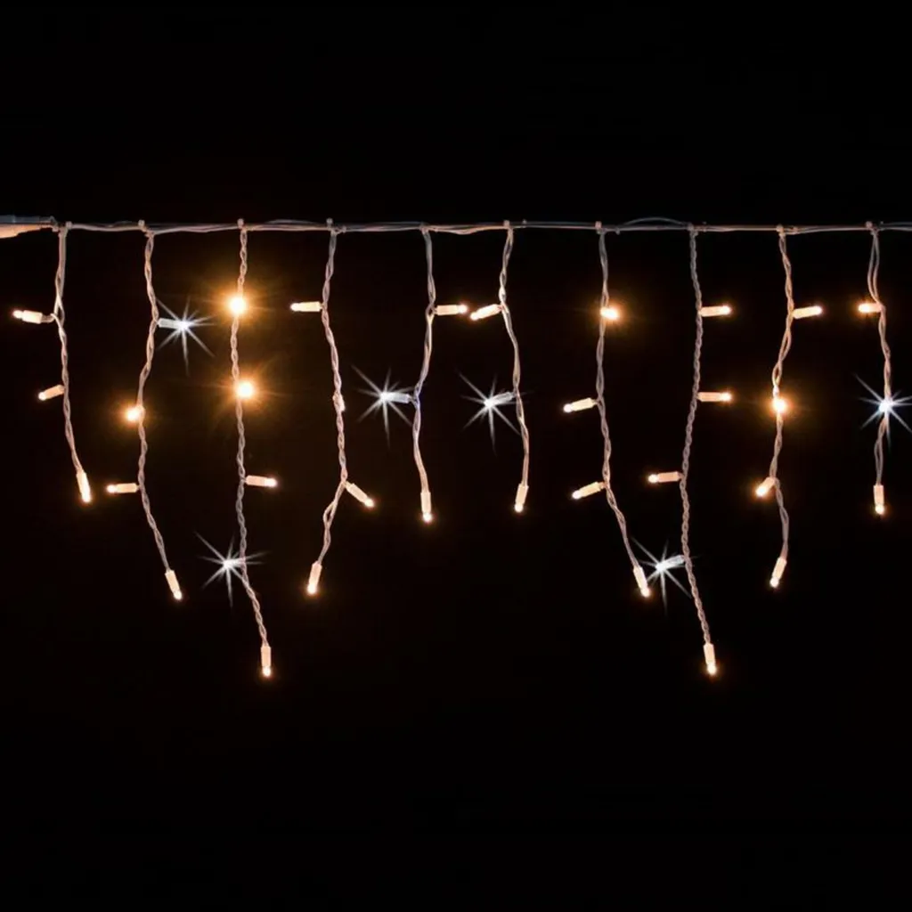 Guirlande Stalactite LED Pro 230V : Éclairage Puissant pour Extérieur