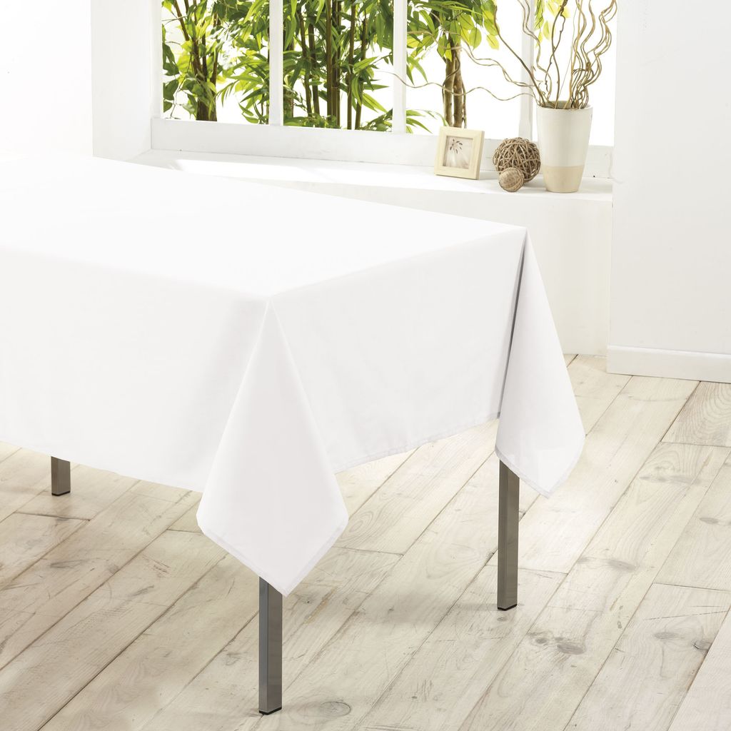 Obdélníkový ubrus ESSENTIEL, 140 x 300 cm, bílý Obrázek produktu 