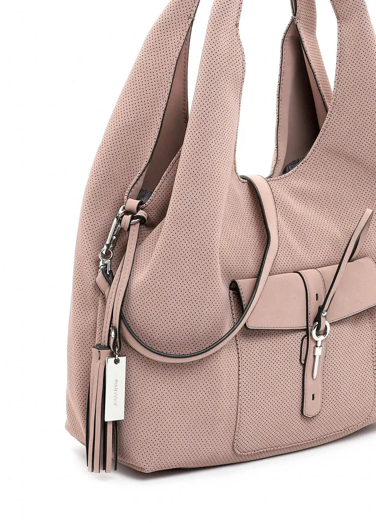 SURI FREY Romy-Kay Borsa Pink Oldrose - Design Traforato e Vegan - 5
