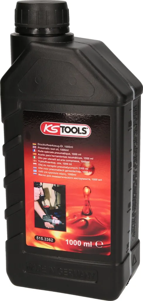 Huile de Maintenance pour Clé à Choc et Visseuse Pneumatique - 1 Litre