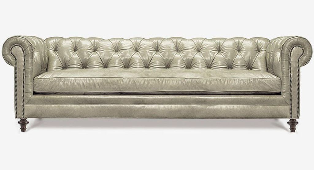 Chesterfield Luxus Sofa Couch Polster Sitz Leder Garnitur 321 Sitzer Couchen Neu
