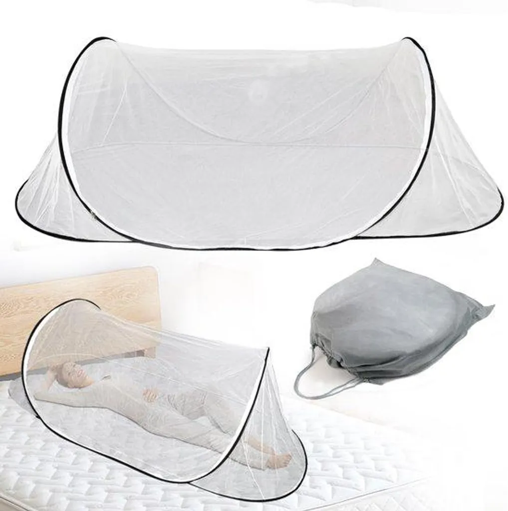 Moustiquaire dépliante 200x80x56 cm avec maille fine pour l'extérieur