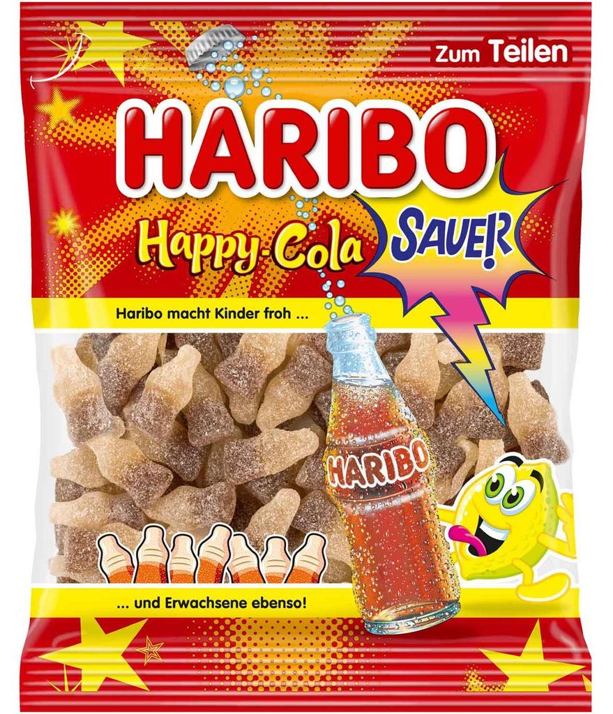 Haribo Happy-Cola sauer 175g Produktbild 