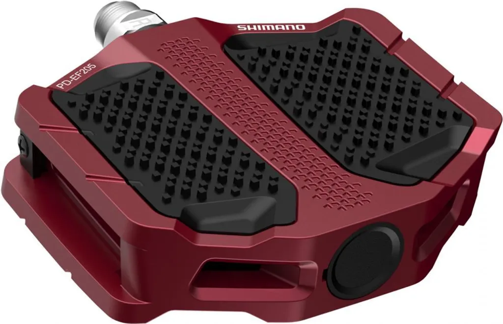 Pédale Shimano PD-EF205 avec Plate-forme Large et Surface Antidérapante