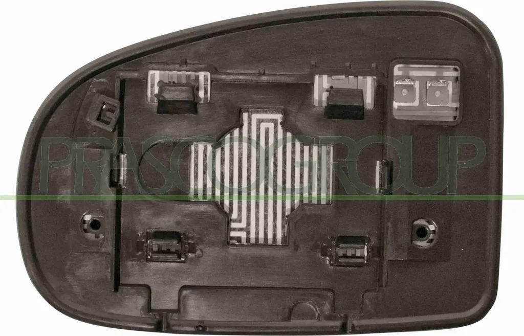 Verre de rétroviseur droit PRASCO TY0507513 pour Toyota iQ OE 8793174040