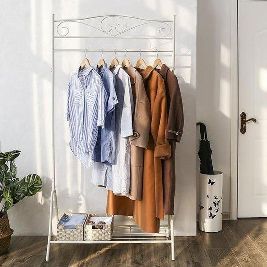Kleiderständer mit Schuhregal 44,5D x 90B x 173H cm