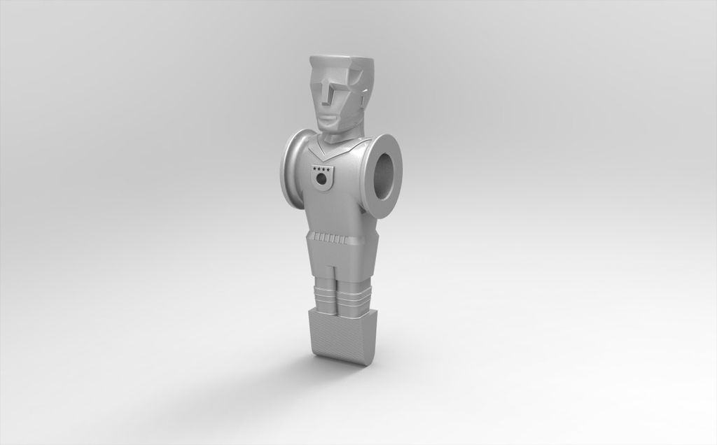 Ullrich-Sport Tischfussball Kicker Figur ' Soccer ohne Gewicht - silber'