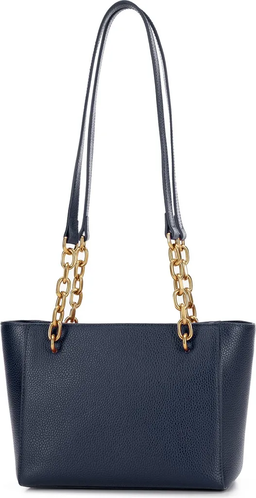 Sac cabas en cuir véritable WITTCHEN Elegance avec détails chaîne