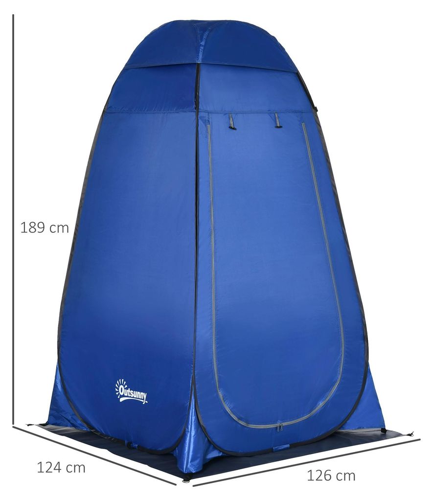 Outsunny Pop up Duschzelt Toilettenzelt Camping Produktbild 