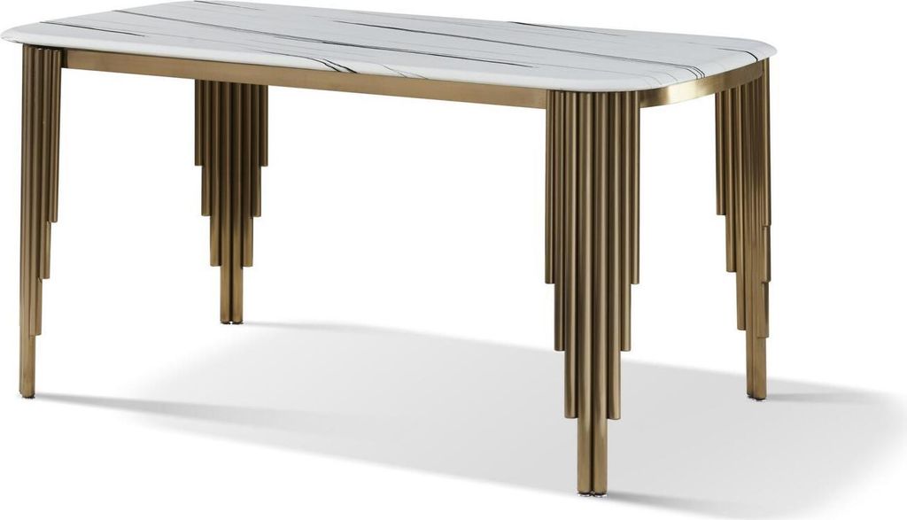Esstisch Design Tisch Edelstahl Moderne Esszimmer Wohnzimmer Küche Tische 140x80