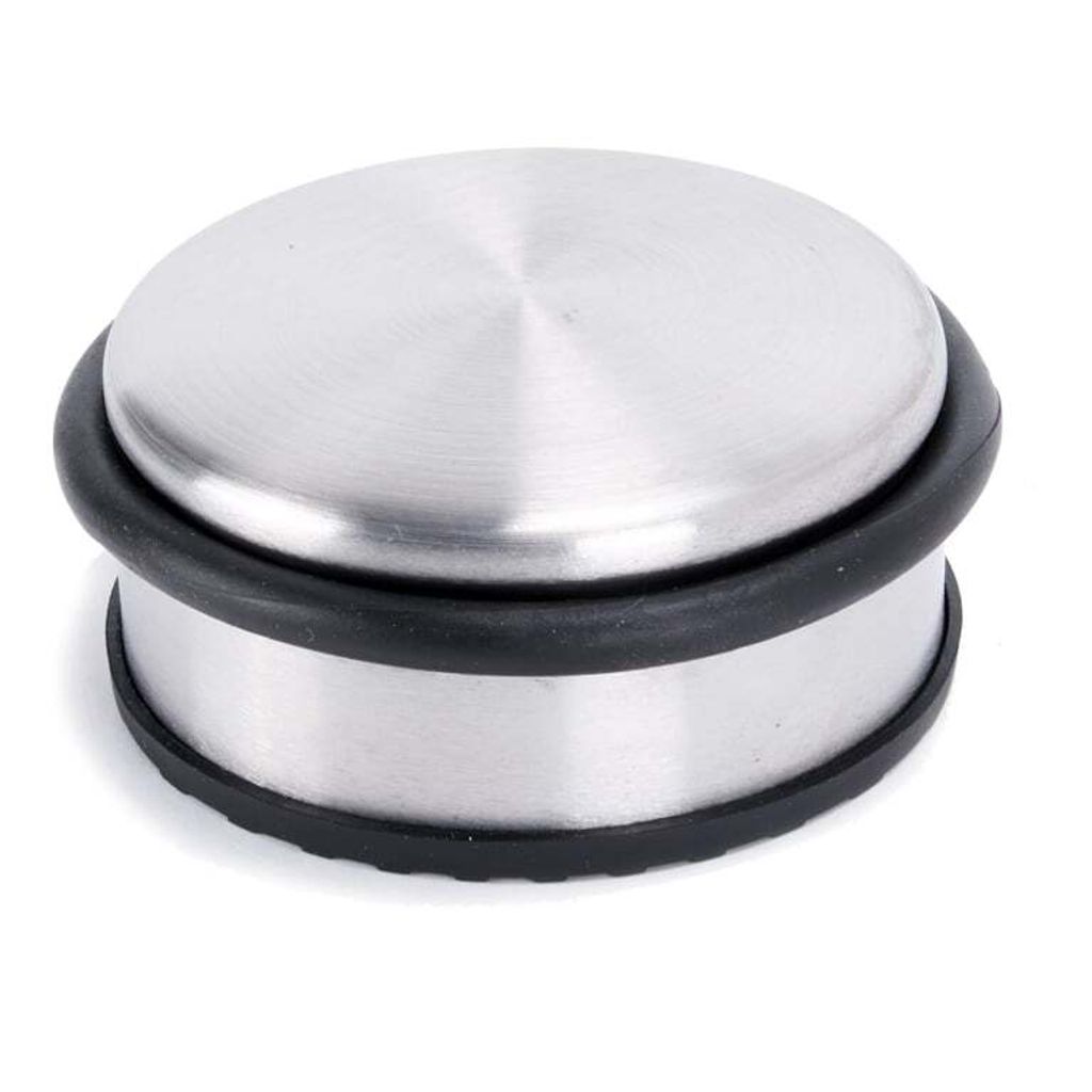 Oxid7 Edelstahl Türstopper Chrom-Design flach 1 Stück