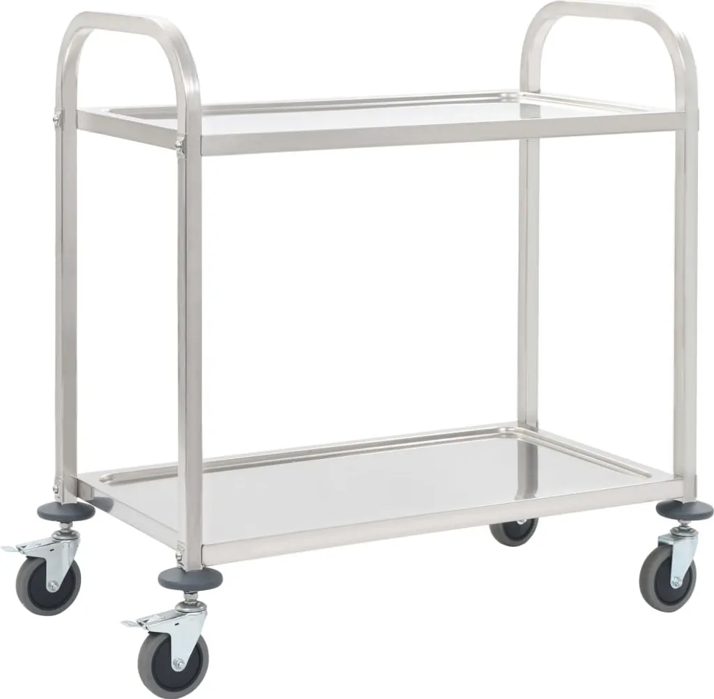 Chariot de Service Restauration 95x45 cm pour Service en Salle et Buffet
