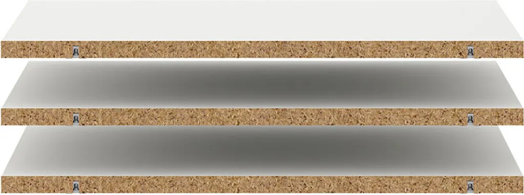 Scaffale Armadio Catania Bianco a 3 Ripiani 71,25-240cm | Offerta