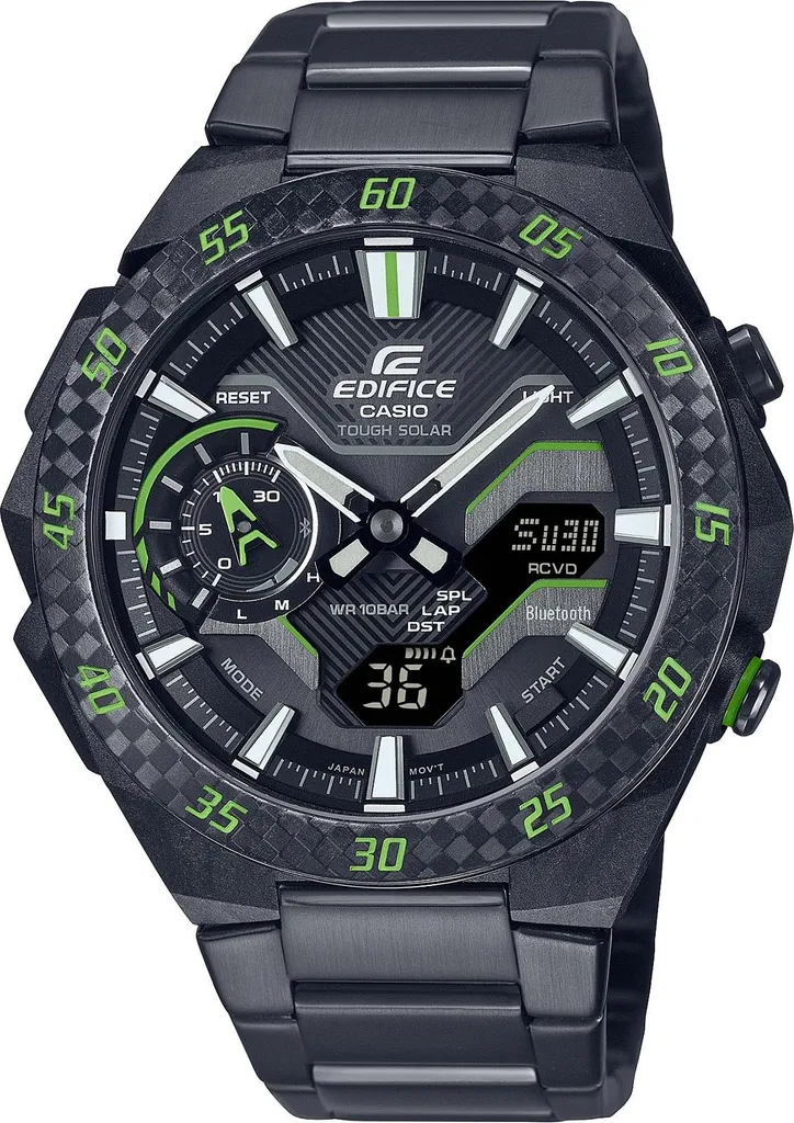 Montre de sport Casio Edifice ECB-2200RC-1A3EF pour voyager