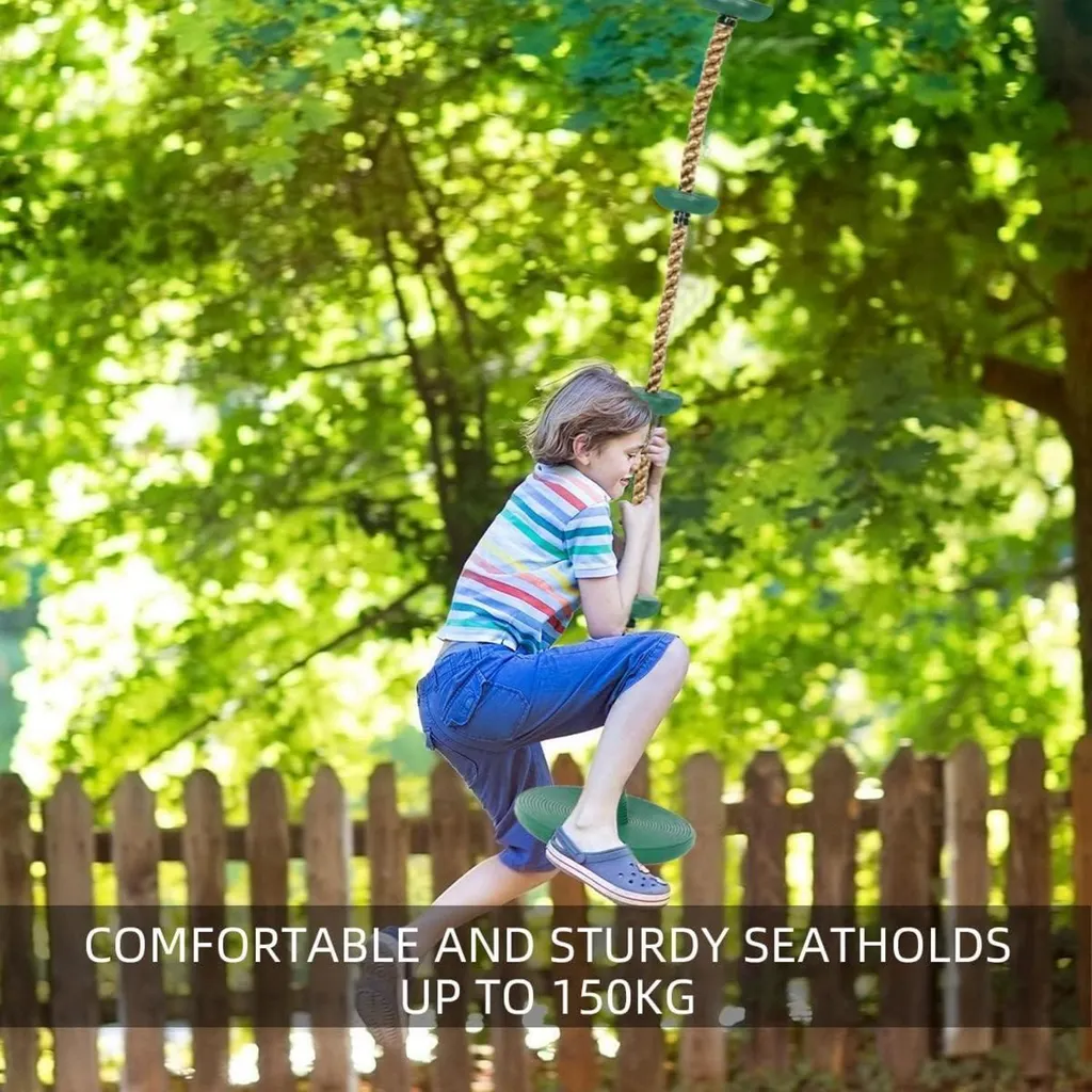 Jeu extérieur : Corde d'escalade avec plateforme pour enfants, robuste