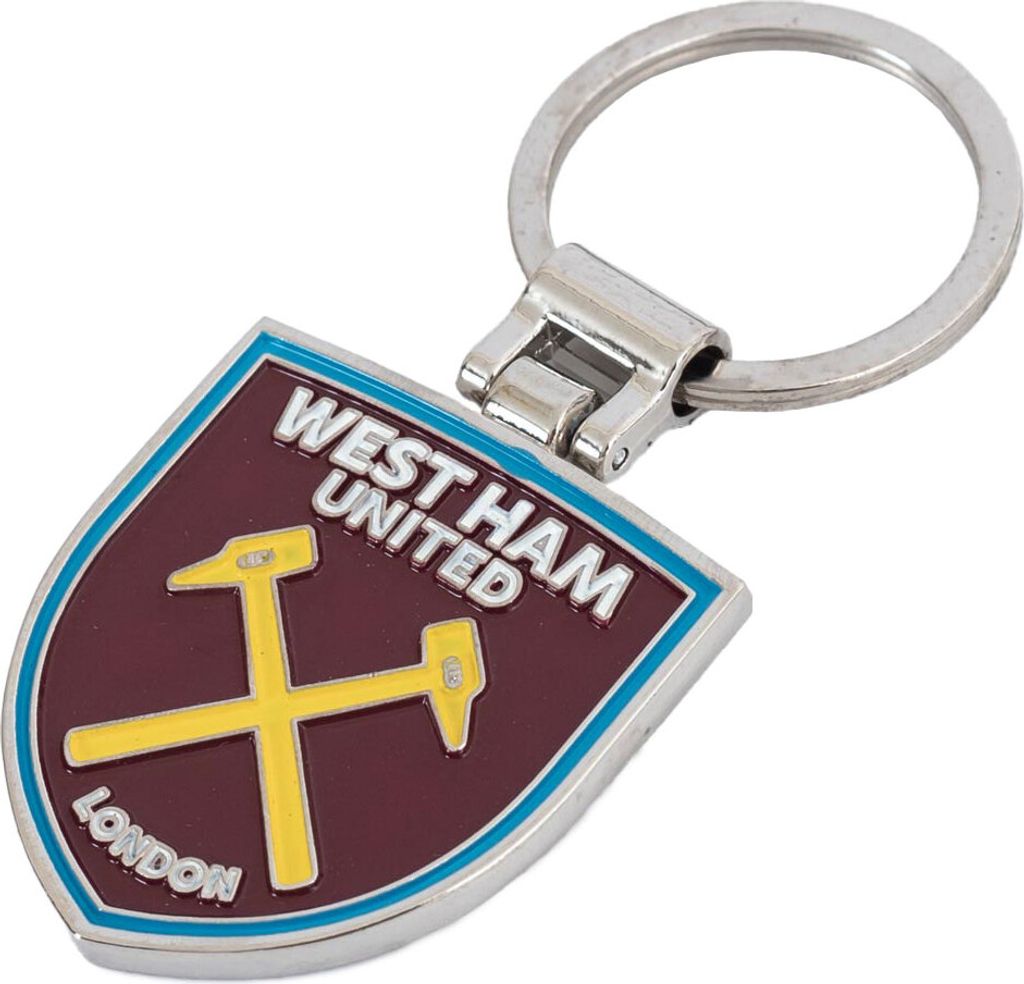 West Ham United FC - "Executive" Schlüsselanhänger Wappen TA13018 (Einheitsgröße) (Weinrot/Silber)