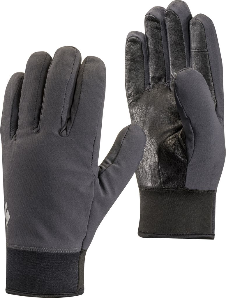 Midweight Softshell Gloves, 0006 Smoke, XS, Black Diamond