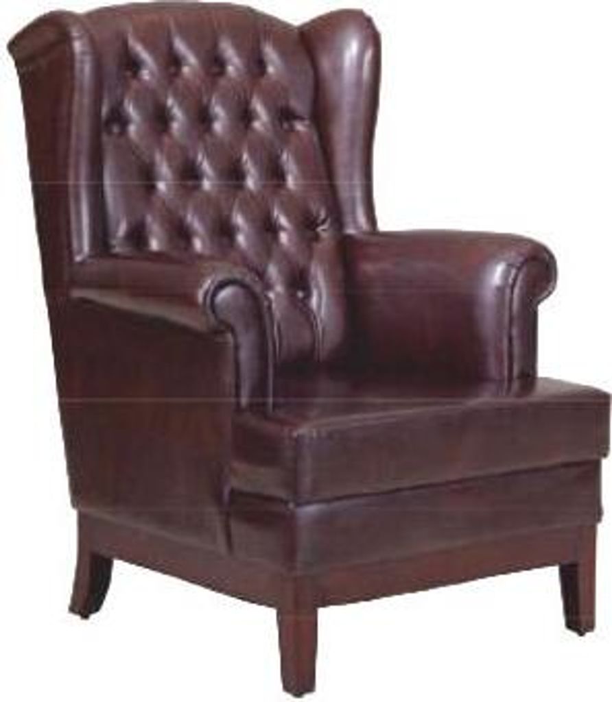 Sessel Design Couch Sofa Relax Braun Leder Lounge Club Polster Sitzer Luxus