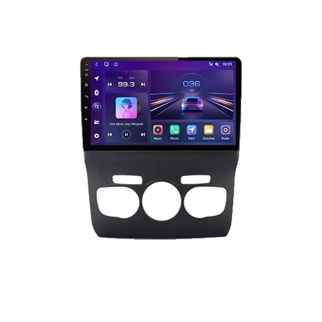 Poste Radio Multimédia pour Citroën C4 2 B7 avec Écran Tactile 2 Din GPS