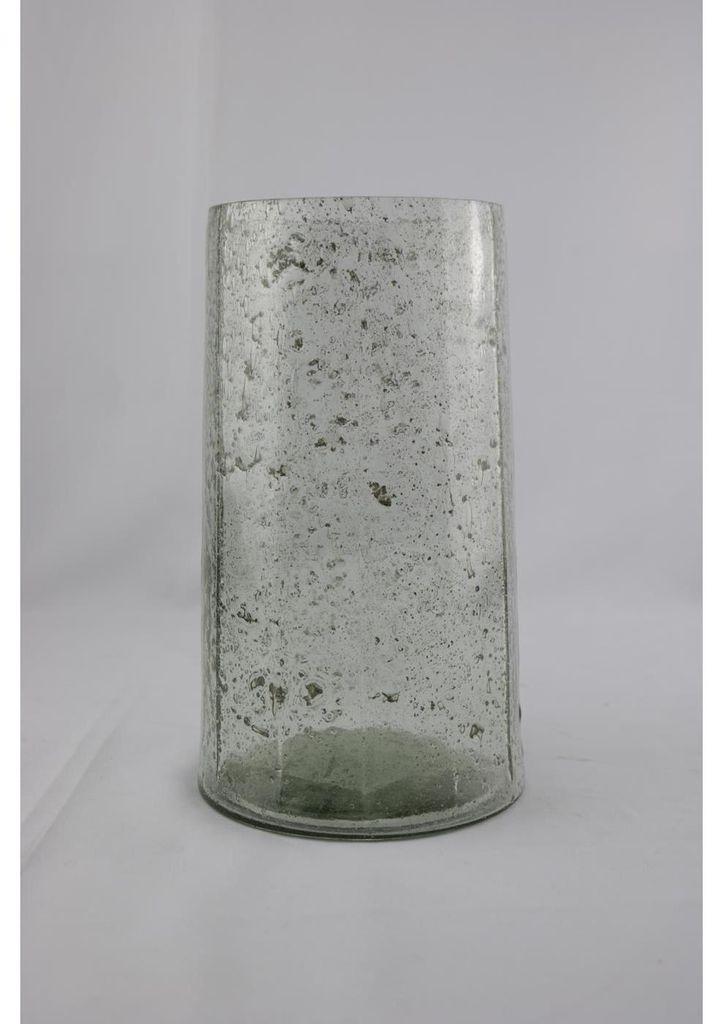 Vaas bubbel glas 16x16x27cm