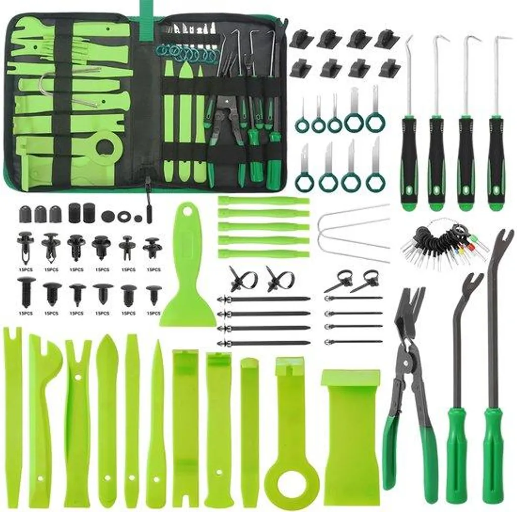 Démonte garniture auto en plastique pour retirer clips sans rayer
