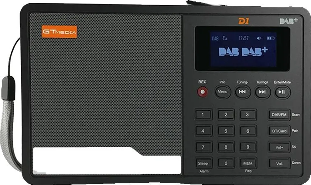 Radio Digitale D1 DAB+ Bluetooth FM: Suono Cristallino e Stile retrò