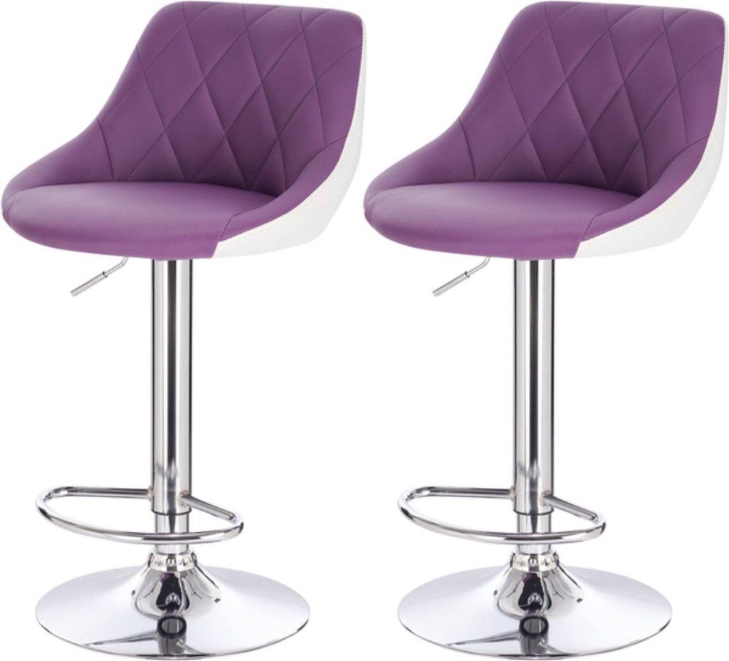 Barhocker Terra – Mit Rückenlehne – Kunstleder – 2er Set – Produktbild 