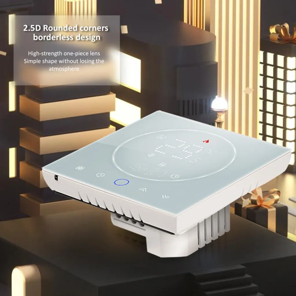 Régulateur de température mural intelligent et programmable eau 3A - 7