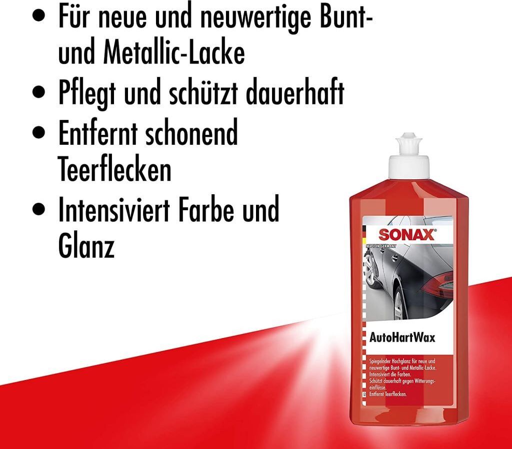 Sonax AutoHartWax 500 Milliliter Dose Reifen Produktbild 4