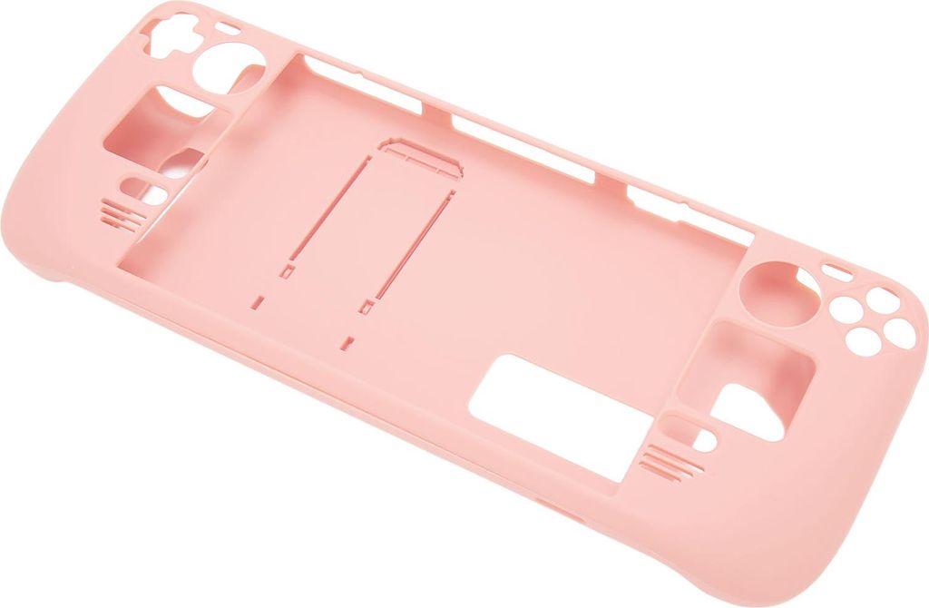 Kickstand Case für Steam Deck Hände frei voller Schutz Fingerabdruck Proof Schutzhülle für Steam Deck Pink