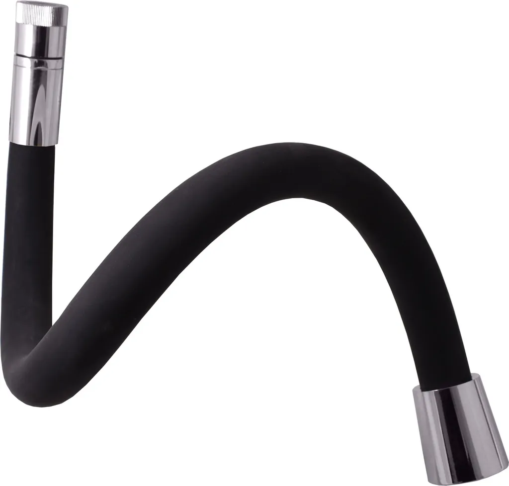 Miscelatore Cucina AMUR AM719.5/11C con Braccio Flessibile Cromo Nero