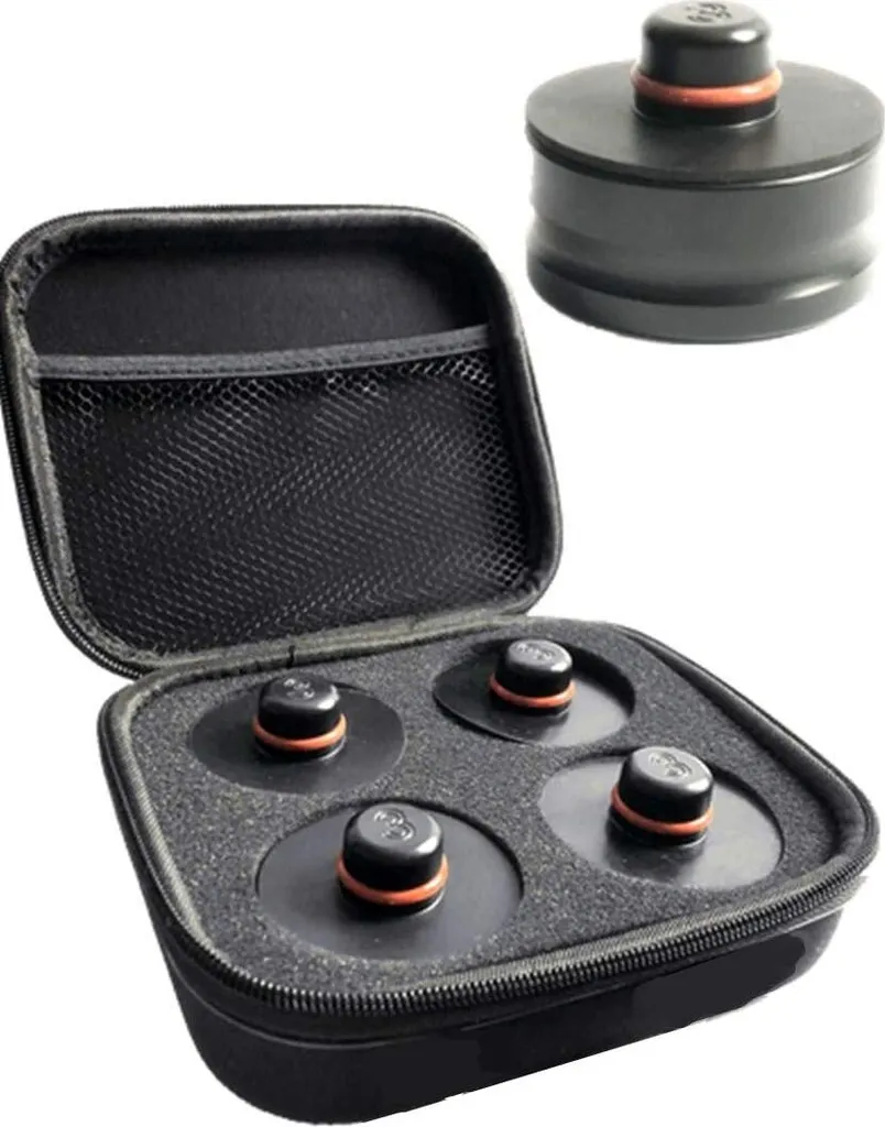 Carwiner 4 Jack Pad Con Custodia Per Tesla Model 3/S/X/Y - Dischi Di Sollevamento In Gomma Per Proteggere Il Telaio - 2