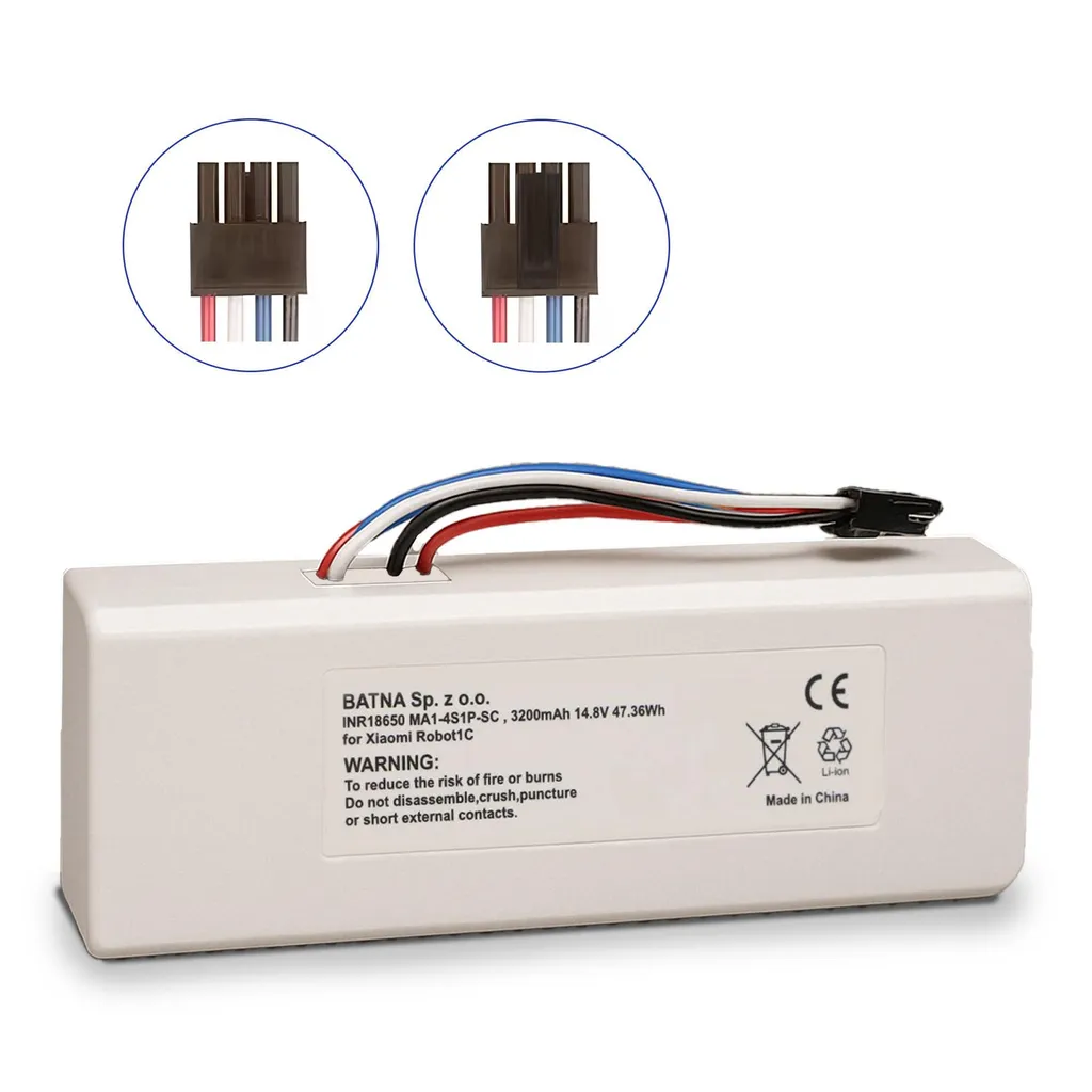 Batteria Xiaomi Robot 1C Extralink 3200mAh - Ricambio INR18650 Certificato