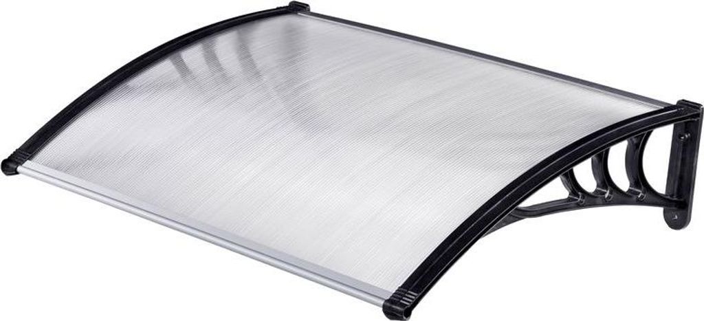 Türvordach DIY501, 100 x Breite 120 cm, Polycarbonat