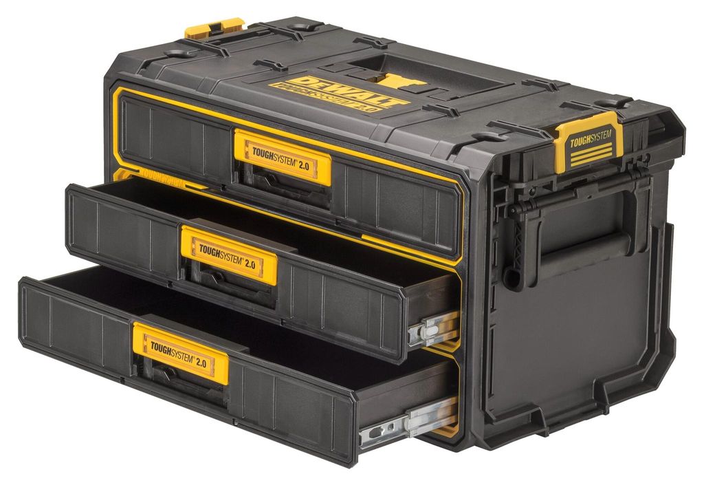 DeWalt ToughSystem 2.0 Toolbox – 3 Drawer Unit – Produktbild 