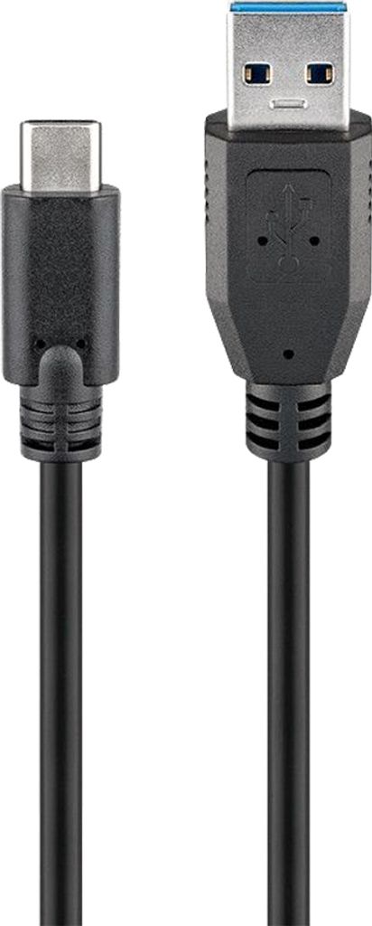 Cavo USB 3.0 spina A spina C nero - Lunghezza: 1,0 m Immagine del prodotto 