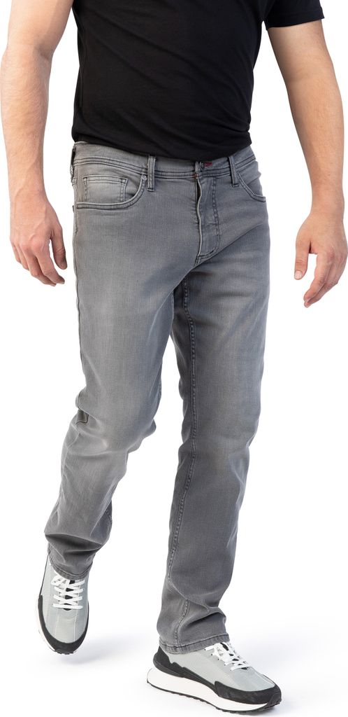 Stooker Men MEN FRISCO COLOUR Herren 5-Pocket-Hose Straight Fit W32 / L32 midgrey