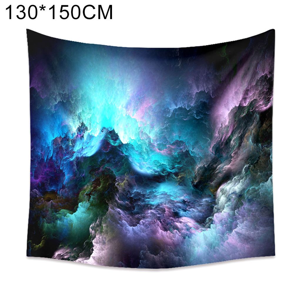 Fancy Cloud Mountain Wall Hanging Wandtee Decke Yoga Strandmatten Hintergrund Dekor-Größen:130*150cm