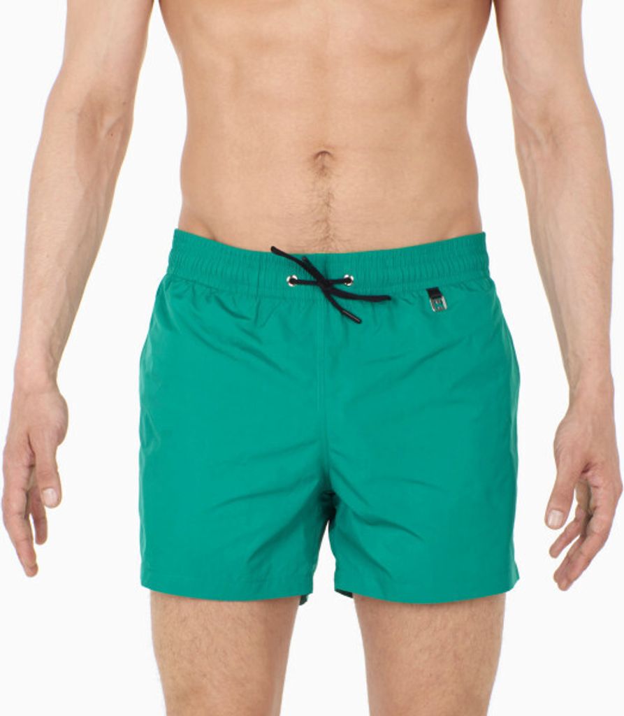HOM Badehose Herren Swim Beach Boxer Sunlight Green