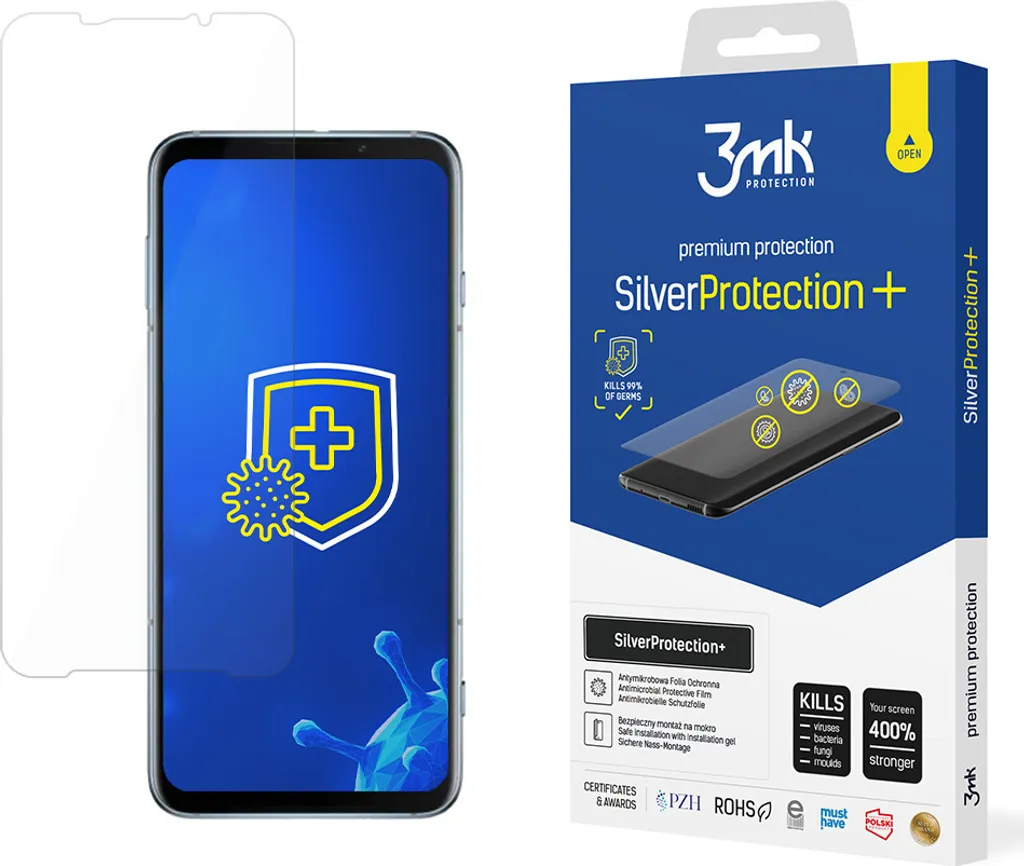 Xiaomi Black Shark 3S: Protezione d'Argento 3mk SilverProtection+