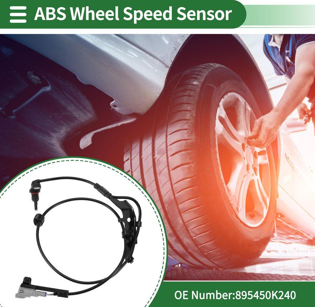 ABS Raddrehzahlsensor ABS Sensor Anti-Blockier-System Sensor für Toyota Hilux Vigo 2015-2016 Nr. 895450K240 Hinten Rechts