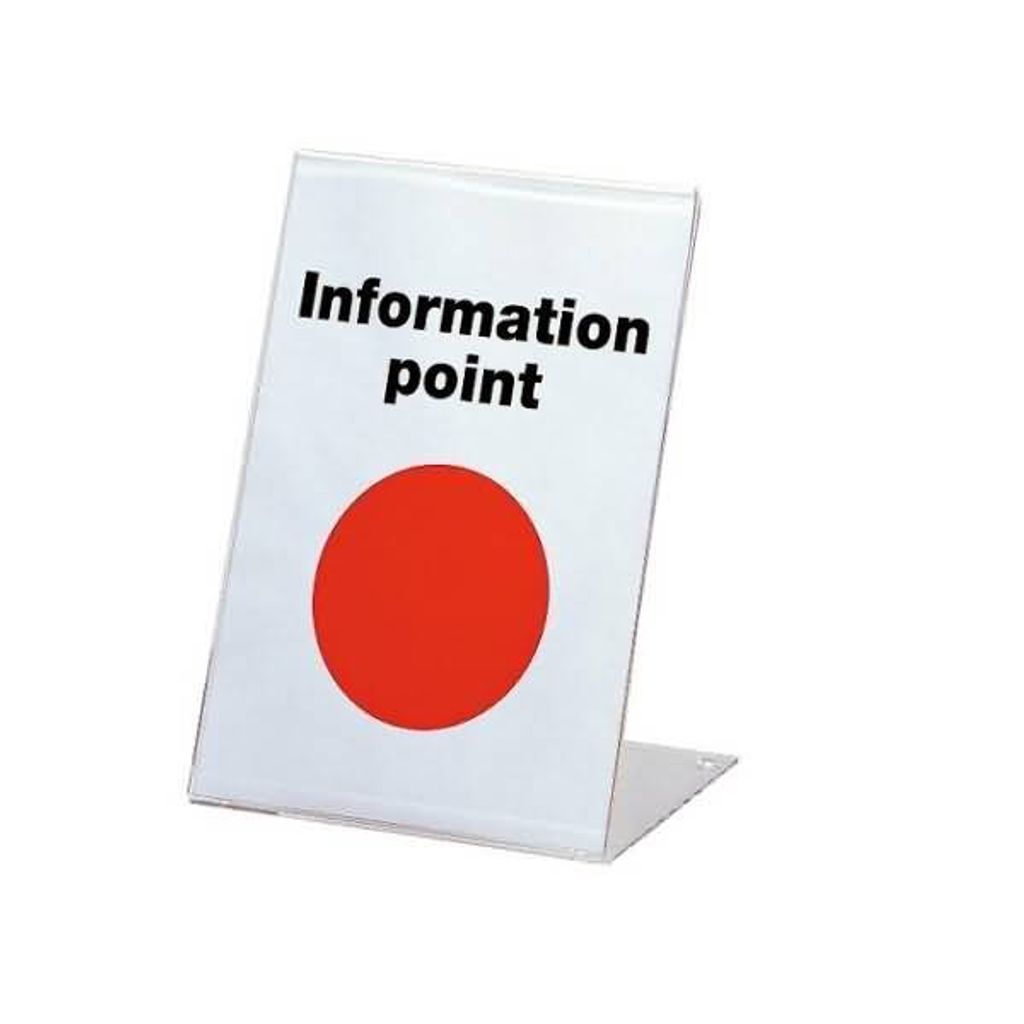 Durable Präsentationsständer A5 tr Acryl 150x210x80mm